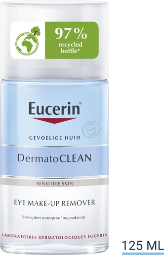 Eucerin DermatoClean [Hyaluron] Eye Make-Up Remover Oogreinigingslotion Gevoelige Huid 125ml | Antirimpel
