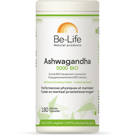 Be-Life Ashwaganda 5000 Bio 180 Capsules | Depressie