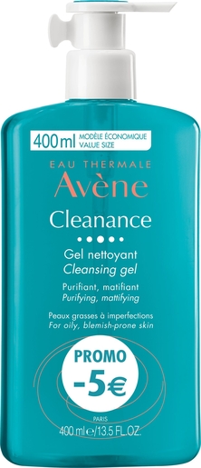 Avene Cleanance Reinigingsgel 400 ml Promo -5 euro | Make-upremovers - Reiniging