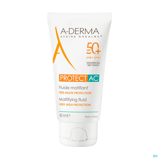 A-Derma Protect AC Fluide Matifiant IP50+ 40ml | Produits solaires