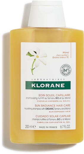 Klorane Voedende Aftersunshampoo Monoï Tamanu 200 ml | Shampoo