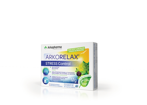Arkorelax Stress Control 30 Tabletten | Vermoeidheid - Herstel