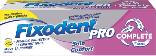Fixodent Pro Complete Soin Confort Crème Adhésive 47g | Soins des prothèses et appareils