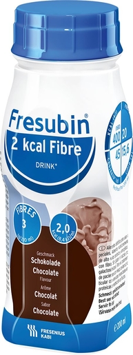Fresubin 2kcal Fibre Drink Chocolade 4x200ml | Orale voeding