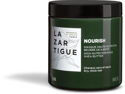 Lazartigue Nourish Masker High Nutrition 250 ml | Voedende en regenererende verzorging