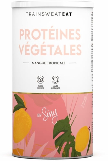 Trainsweateat Voeding Plantaardige Eiwitten Tropische Mango 450 g | Eiwitdiëten