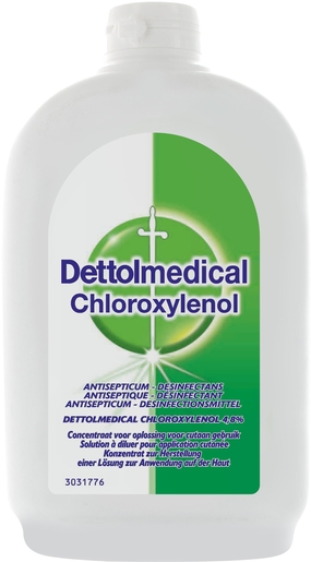 Dettolmedical Chloroxylenol 4,8% 500ml | Ontsmettingsmiddelen - Infectiewerende middelen