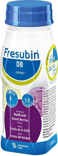 Fresubin DB Drink Bosvruchten 4x200ml | Orale voeding
