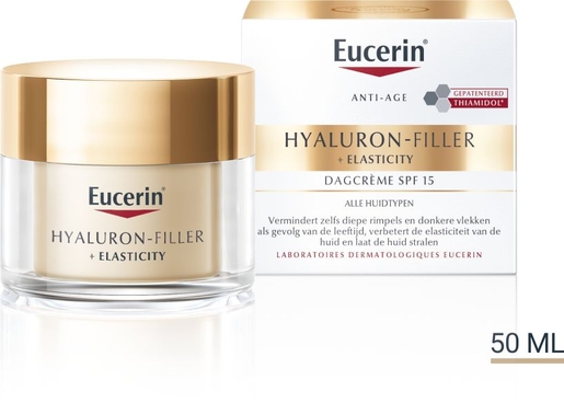 Eucerin Hyaluron-Filler + Elasticity Dagverzorging SPF 15 50 ml | Antirimpel