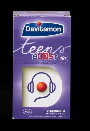 Davitamon Boost Teens Omega-3 Caps 60 | Multivitamines