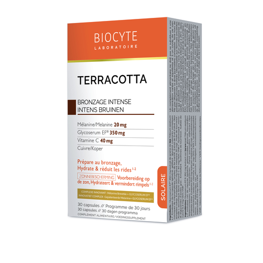 Biocyte Terracotta Bronzage Intense 30 Capsules | Soleil - Bronzage