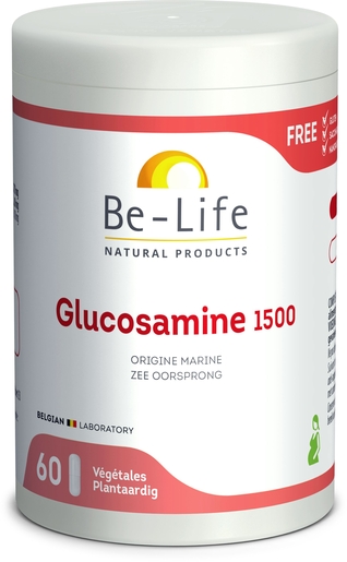 Be-Life Glucosamine 1500 60 Gélules | Articulations - Arthrose