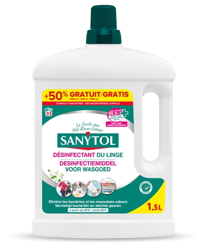 Sanytol Desinfecterend middel voor het Wasgoed 1,5 l | Ontsmettingsmiddel