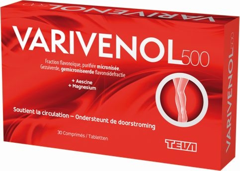 Varivenol 30 Comprimés | Circulation