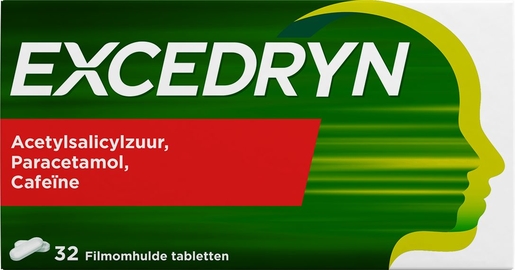 Excedryn 32 gecoate tabletten | Hoofdpijn - Diverse pijnen