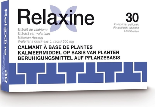 Relaxine 500mg 30 Filmomhulde Tabletten | Nachtrust