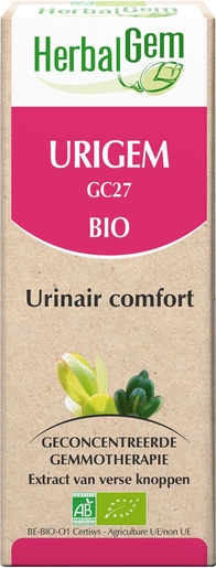 Herbalgem Urigem Urinair Comfort Complex BIO Druppels 15ml | Welzijn voor vrouwen