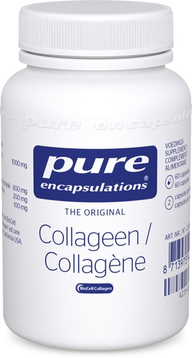 Pure Encapsulations Collagène Capsules 60 | Peau