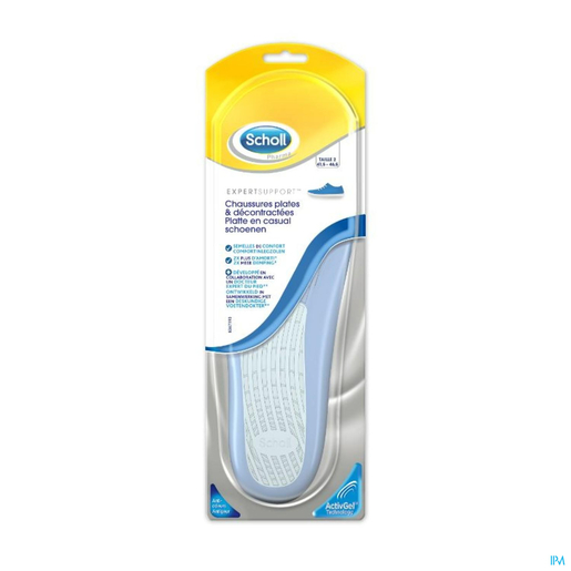 Scholl Semelles Chaussures Plates Taille 2 | Jambe - Genou - Cheville - Pied