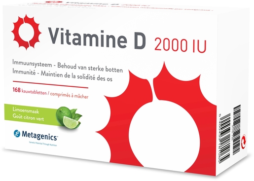 Vitamine D 2000IU 168 Kauwtabletten | Vitaminen D