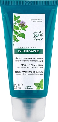 Klorane Après-Shampooing Detox Menthe Bio 150ml | Soins des cheveux