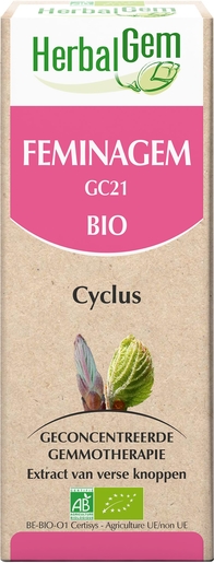 Herbalgem Feminagem Complex Cyclus BIO Druppels 15ml | Menstruatie