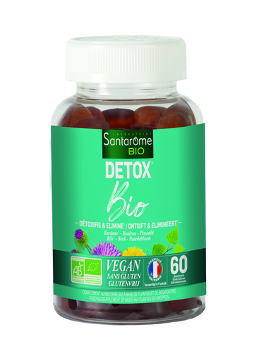 Santarome Detox Bio Gummies 60 | Dépuratif - Détoxifiant