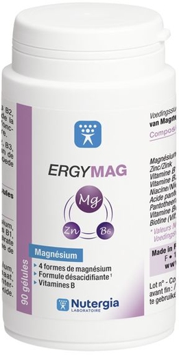 Ergymag Magnesium 90 Capsules | Magnesium