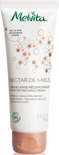 Melvita Nectar de Miels Crème Mains Réconfortante Bio 75ml | Produits Bio