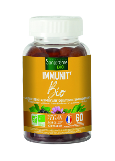 Santarome Immunit Bio Gummies 60 | Natuurlijk afweersysteem - Immuniteit