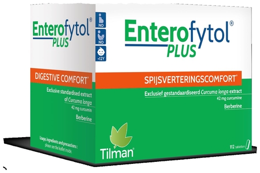 Enterofytol Plus Verteringscomfort Kurkuma 112 Tabletten | Vertering - Transit