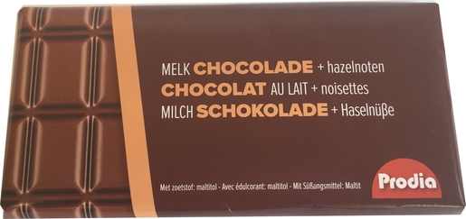 Prodia Chocolat Lait Noisettes 85g | Nutrition