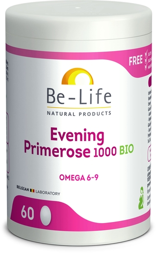 Be Life Evening Primrose 1000 Bio 60 Capsules | Welzijn voor vrouwen