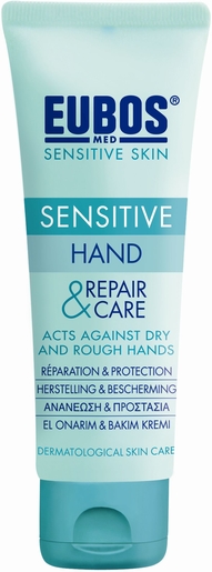 Eubos Sensitive Hand Repair &amp; Care Crème 75ml | Schoonheid en hydratatie van handen