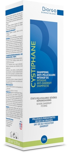 Cystiphane Shampoing Anti-Pelliculaire Intensif DS 200ml | Antipelliculaire