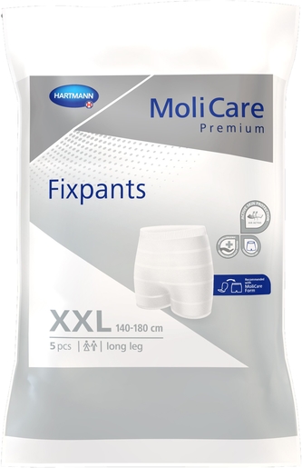MoliCare Premium Fixpants Long Leg 5 Slips Taille XX-Large | Changes - Slips - Culottes