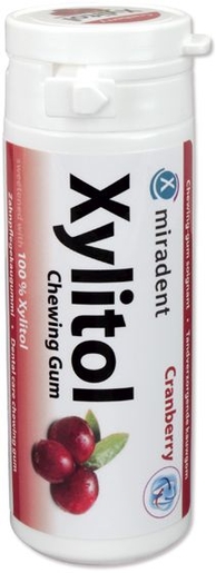 Miradent 30 Chewing Gum Xylitol Canneberge Sans Sucre | Haleine