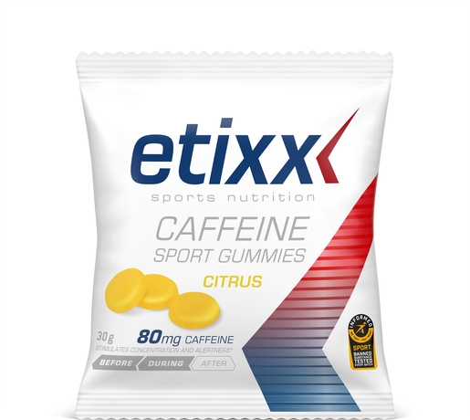 Etixx Cafeïne Sport Gummies 30 g | Voor sportievelingen