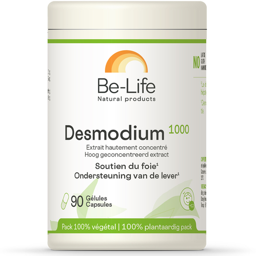 Be-Life Desmodium 1000 90 Gélules | Foie