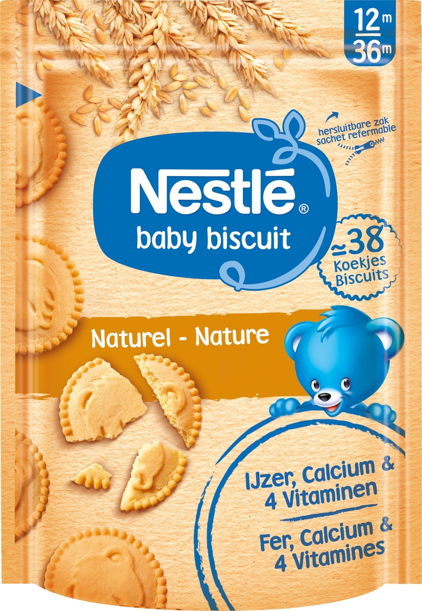NESTLÉ Baby Biscuit Nature Bébé 12+ Mois 180g