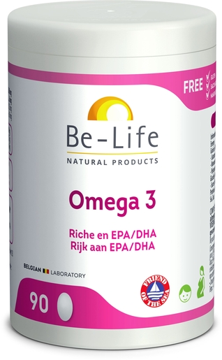 Be Life Omega 3 90 Capsules | Bloedsomloop