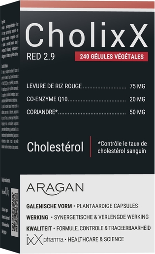 CholixX RED 2.9 240 Capsules | Cholestérol