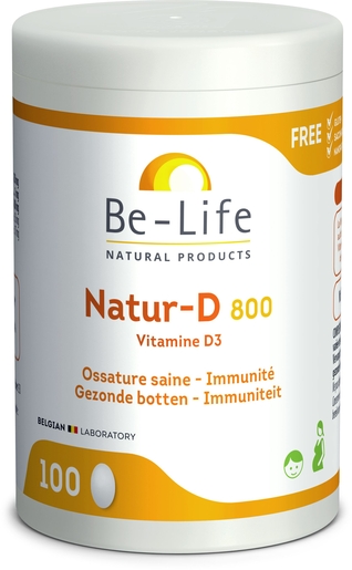Be Life Natur D 800 100 Gélules | Vitamines D