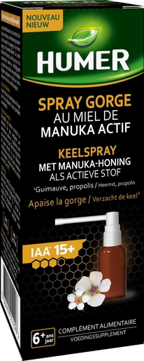 Humer Spray Keel Honing Manuka Actief 20 ml | Bijenproducten