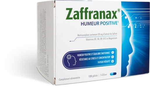 Zaffranax 120 Gélules | Stress - Relaxation
