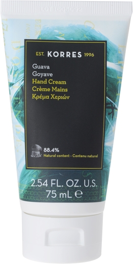 Korres Crème Mains Goyave 75ml | Mains Hydratation et Beauté