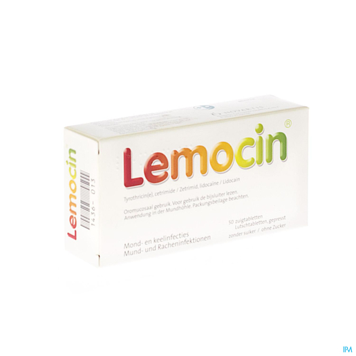 Lemocin 50 Zuigtabletten | Keelpijn