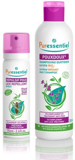 Puressentiel Luizenwerende Spray 75 ml + Shampoo 200 ml | Luizen