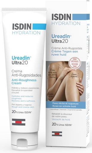 ISDIN Ureadin Ultra 20 Crème Tegen een Ruwe Huid 100ml | Hydratatie - Voeding