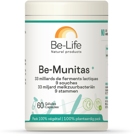 Be-Life Be-Munitas+ 60 Capsules | Probiotica - Prebiotica